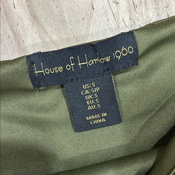 House of Harlow 1960 Olive Knit 2pc Set - Picture 3 of 5